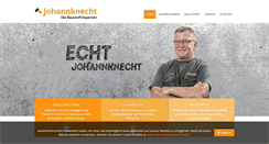 Desktop Screenshot of johannknecht-baustoffe.de